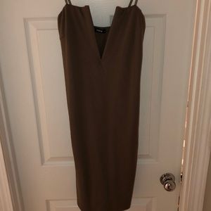 Long tight fit sweetheart dress